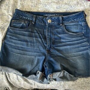 AE medium wash shorts